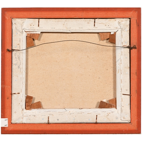 239 - Clodagh Cave &ndash; Three Terriers at a Rabbit Hole, signed and indistinctly dated, oil on canvas, ... 