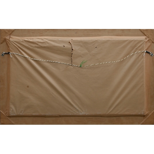 264 - Attributed to James Edwin Meadows - Fishing Boats on Choppy Seas, oil on canvas, 59 x 104cm... 