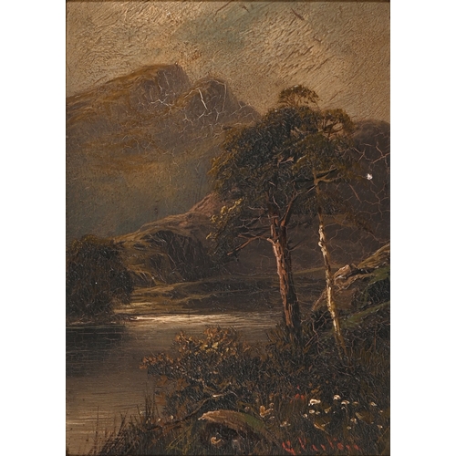 282 - G. McGregor, late 19th/early 20th century - Cattle Watering by Daylight; Cattle Watering by Sunset, ... 