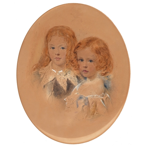 284 - *. Howard, late 19th/early 20th century - Portrait of a Young Lady, full-length, seated on a sofa, a... 