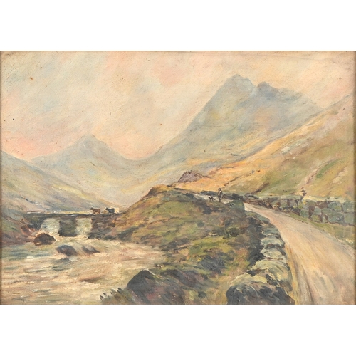 294 - William Henry Pearson (1849-1923) &ndash; Colliers at Beckton, signed and inscribed, watercolour, 25... 