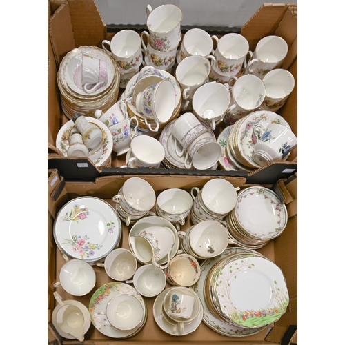 440 - Miscellaneous ceramics, early 20th c and later, to include Shelley Wild Flowers and other bone china... 