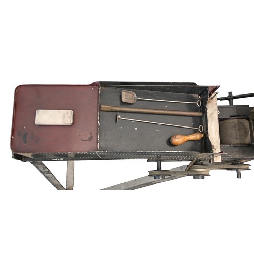 267 - A 3½in live steam scale model 4-6-4 locomotive and tender, of ferrous and non-ferrous metal, with Wa... 