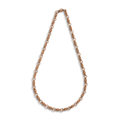 102 - A 9ct gold necklace, 53cm l, 20g