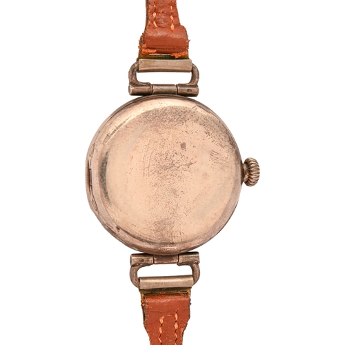 56 - A Rolex silver wristwatch, with 15-jewel movement, 3cm diam, import marked, London 1917... 