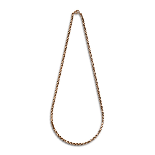 99 - A 9ct gold chain, 45cm l, 7g