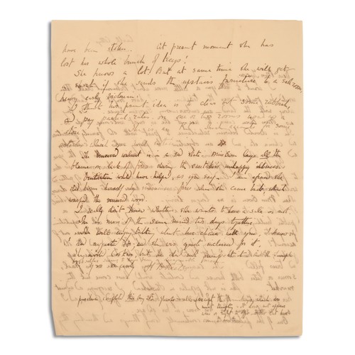 168 - POTTER, Helen Beatrix. Autograph letter, signed (H B Heelis) to Elizabeth Tyson. Castle Cottage, Saw... 
