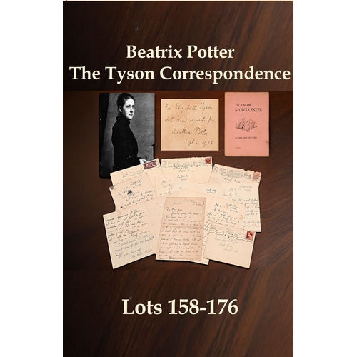 157 - Beatrix Potter - The Tyson CorrespondenceLots 158-176