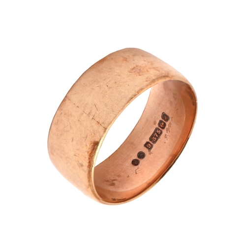 19 - A 9ct gold wedding ring, 6.8g, size T
