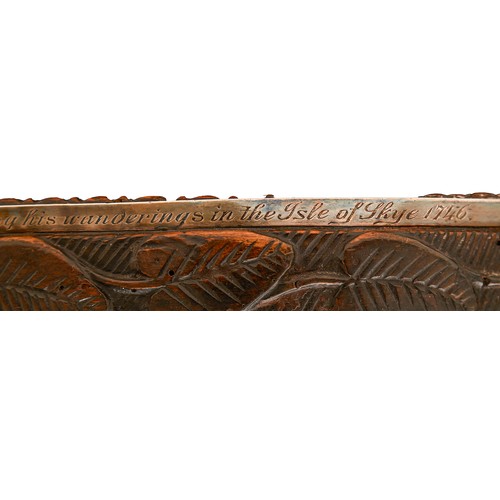 254 - Jacobite relic. An important Scottish wooden punch bowl, probably Inner Hebrides, mid 18th c, the si... 