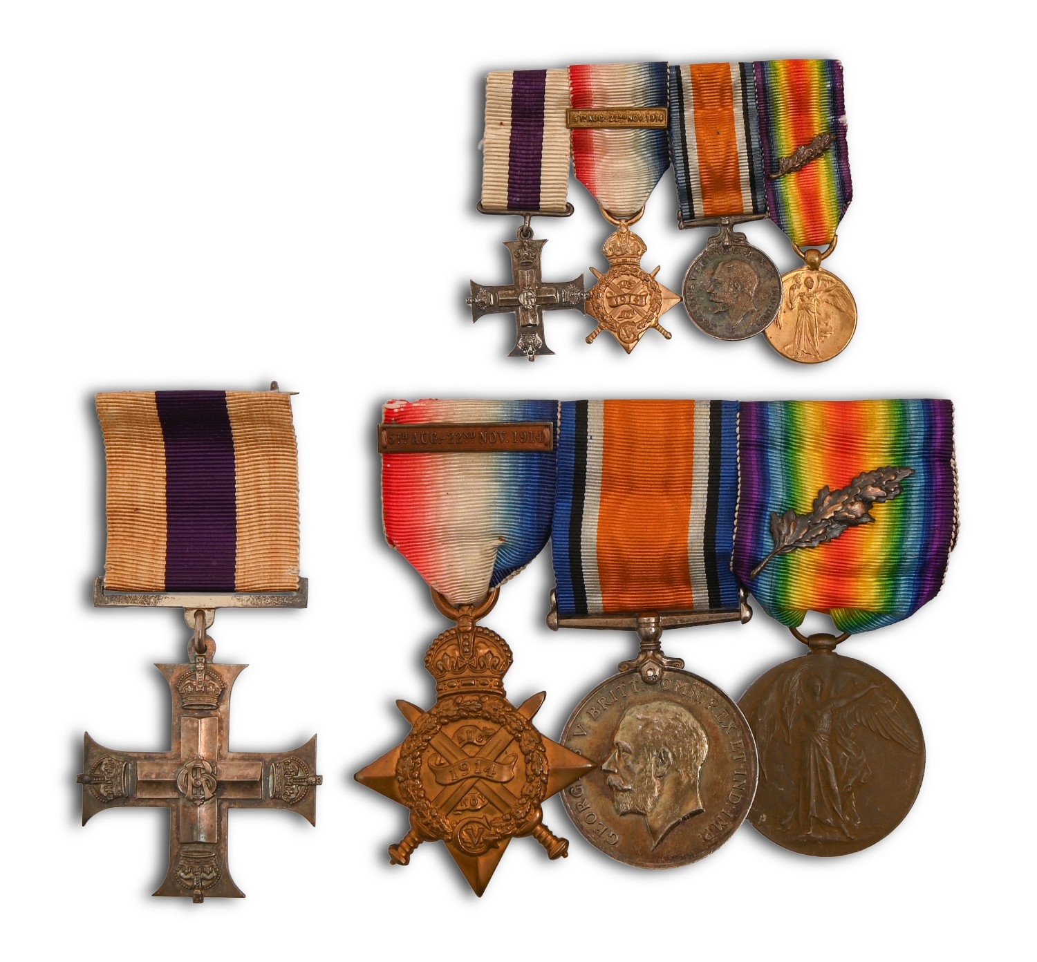 WWI MC group of four, of Capt Norman Wholey Shillito Royal Engineers ...