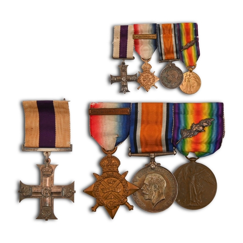 WWI MC group of four, of Capt Norman Wholey Shillito Royal Engineers ...