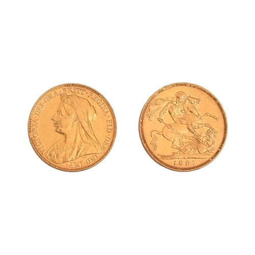 31 - Gold coin. Victoria, Sovereign 1897MNO BUYER'S PREMIUM ON THIS LOT... 