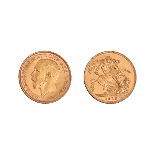 52 - Gold coin. George V, Sovereign 1913NO BUYER'S PREMIUM ON THIS LOT... 