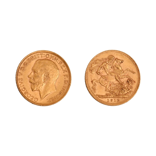 68 - Gold coin. George V, Sovereign 1912NO BUYER'S PREMIUM ON THIS LOT... 