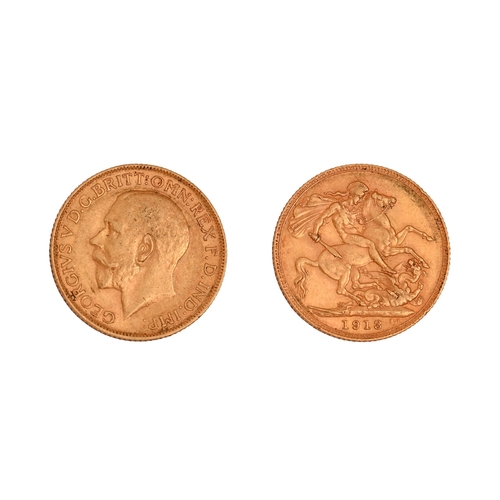71 - Gold coin. George V, Sovereign 1913NO BUYER'S PREMIUM ON THIS LOT... 