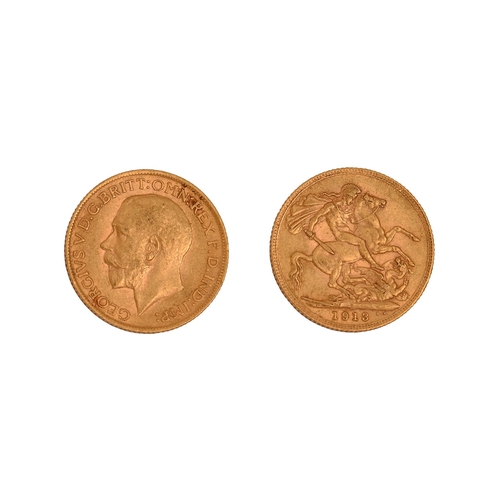 72 - Gold coin. George V, Sovereign 1913NO BUYER'S PREMIUM ON THIS LOT... 