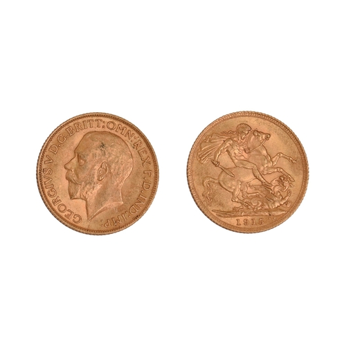 76 - Gold coin. George V, Sovereign 1915NO BUYER'S PREMIUM ON THIS LOT... 