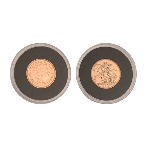 85 - Gold coin. Elizabeth II, Sovereign 2015 BUNO BUYER'S PREMIUM ON THIS LOT... 