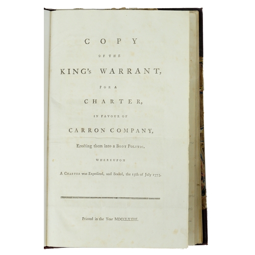 867 - Ironworks and Artillery Cannon Manufacture in Scotland. Carron Company's Articles of Copartnery, a s... 