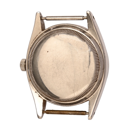 42 - A Rolex stainless steel 'bubble back' wristwatch, Oyster Explorer, Ref 6150, No 930825, movement No ... 
