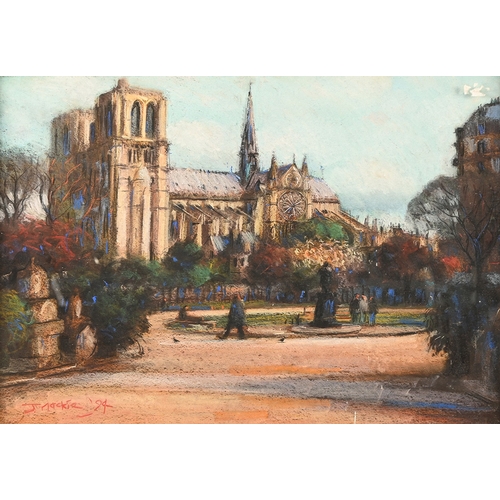 269 - John Mackie (1953-) - Notre Dame, signed and dated '94, pastel, 57.5 x 76.5cmProvenance: Walker Gall... 