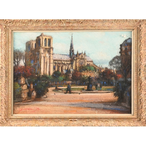 269 - John Mackie (1953-) - Notre Dame, signed and dated '94, pastel, 57.5 x 76.5cmProvenance: Walker Gall... 