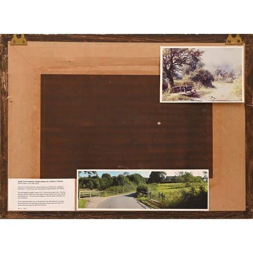261A - George Turner (1841-1910) - Mercaston Brook, Derbyshire, signed, signed again and inscribed Mercasto... 
