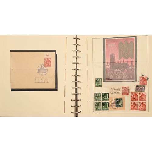 180 - Postage stamps. The very extensive Eastern European mint and used collection on leaves, including Ge... 
