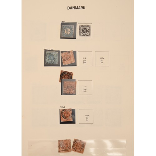 180 - Postage stamps. The very extensive Eastern European mint and used collection on leaves, including Ge... 