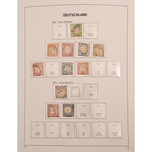 180 - Postage stamps. The very extensive Eastern European mint and used collection on leaves, including Ge... 