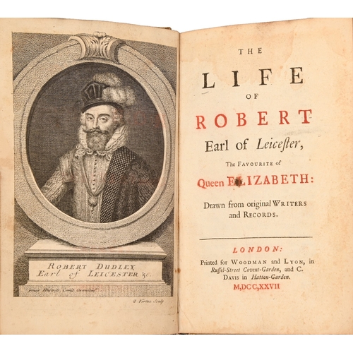 1 - [Jebb (Samuel)], The Life and Robert [Dudley], Earl of Leicester, The Favourite of Queen Elizabeth: ... 