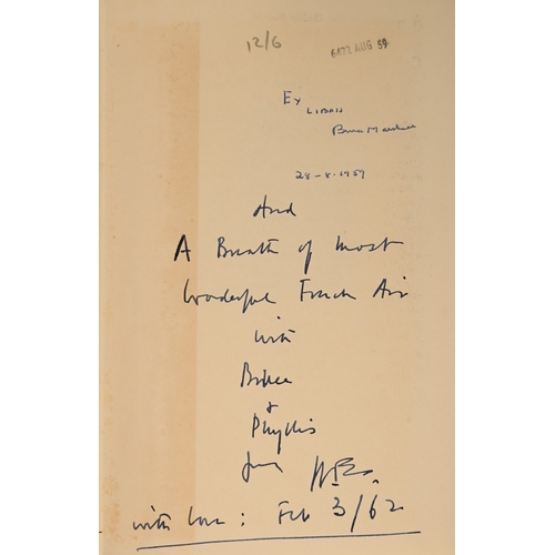 21 - Bates (H.E.), The Darling Buds of May; [&] A Breath of French Air, signed and inscribed presenta... 