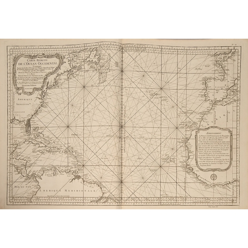 22 - Bellin (Jacques-Nicolas), an atlas of 46 hydrographical nautical charts, almost certainly from L'hyd... 