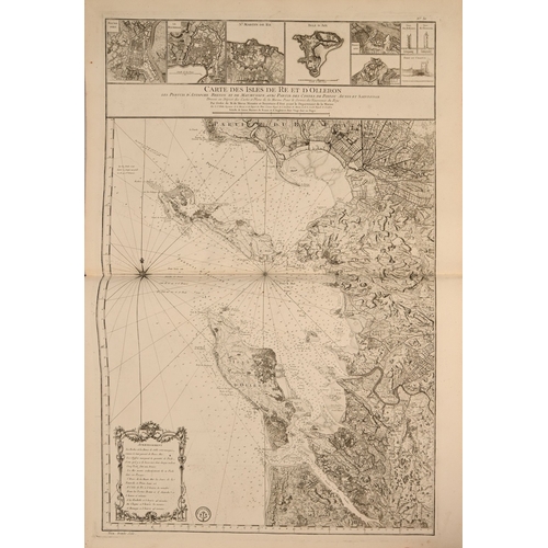 22 - Bellin (Jacques-Nicolas), an atlas of 46 hydrographical nautical charts, almost certainly from L'hyd... 