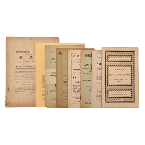 29 - Book Auction and Trade Catalogues. Catalogue of the Library included in the Sale at Farndon Vicarage... 
