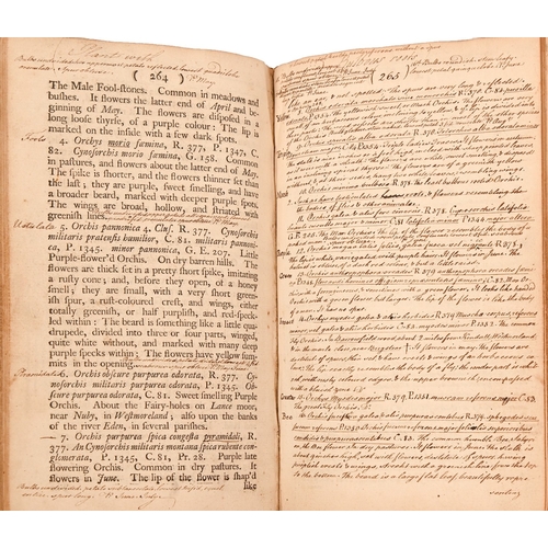 35 - Botany. Wilson (John), A Synopsis of British Plants, in Mr Ray's Method, extensively annotated by a ... 