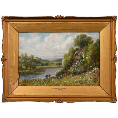 Robert John Hammond (1853-1911) - On The River Avon, Warwickshire ...