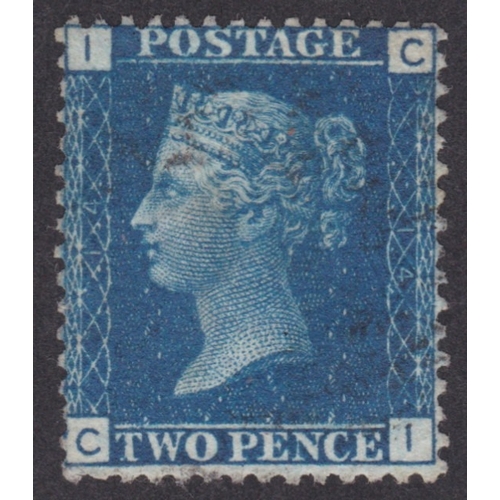 218 - 2d Blue Plate 14 with W.H.Smith & Son underprint (excellent clearly legible print)
Very lightly used... 