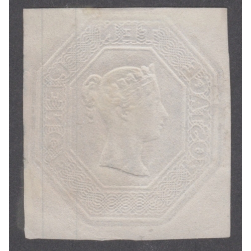 224 - 1847-54 10d Brown Embossed in fine  condition with 4 good to huge
margins cancelled by a neat Blue 8... 