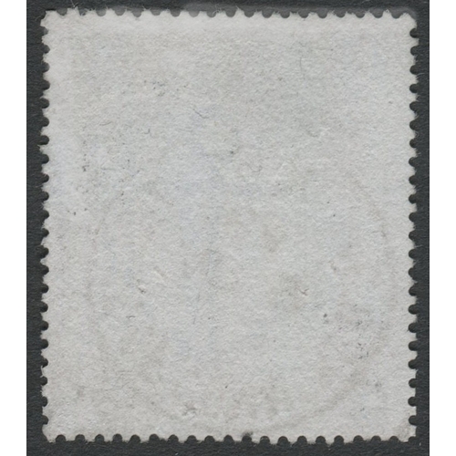 109 - 1867-83 10/- Greenish Grey Wk Anchor on white paper
cancelled by fine House of Commons CDS- Stamp ha... 