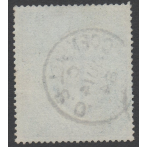 192 - 1883-83 2/6 Lilac on Blued paper- cancelled by Cornhill CDS
A little soiled in parts but generally f... 