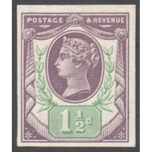 242 - 1887-92 Jubilee 1.1/2d An Imprimatur -Superb Unmounted Mint
Good  to large margins  Cat £725