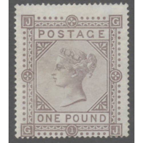 94A - 1867-83 £1 Brown Lilac Wk MX- Fine mint
Lovely fresh colour-clean and fresh with fine untoned/uncrea... 