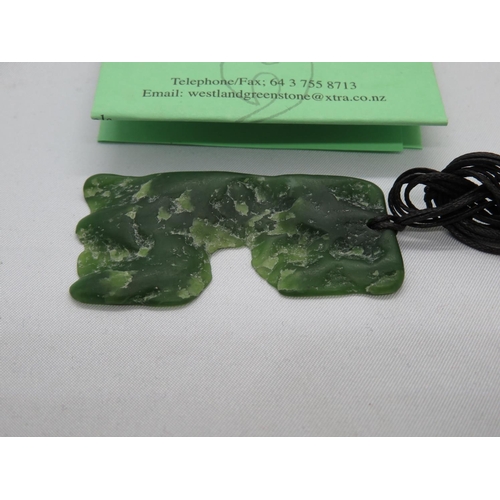 157 - Westland Greenstone Ltd Jade Jewellery Tiki