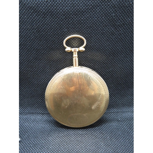 18 - 18ct Paris chiming alarm pocket watch