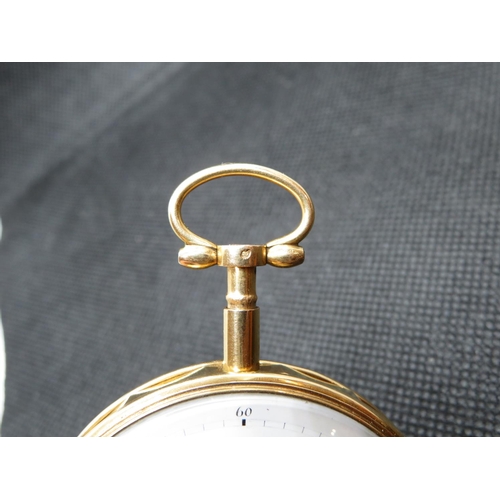 18 - 18ct Paris chiming alarm pocket watch