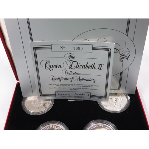 229 - QEII collection silver proof sets 1972, 1977, 1980 and 1981 in leatherette box