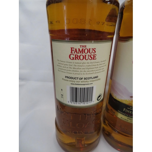 234 - 2 single bottles of Famous Grouse