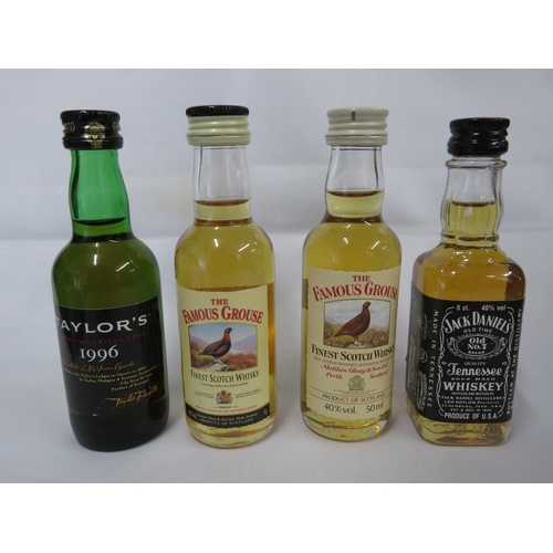 238 - 4x miniature whiskies